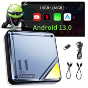 YolanAuto AI Box for Wired CarPlay (Universal Android Car Multimedia Box)