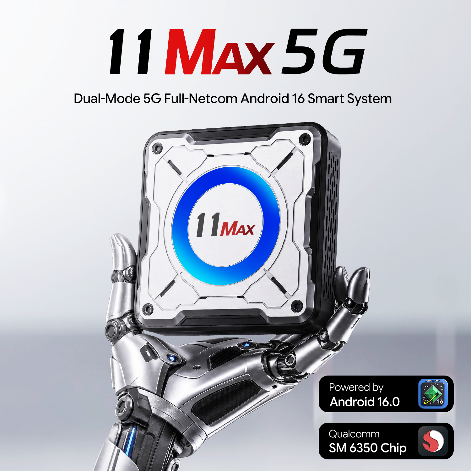 YolanAuto 11 MAX CarPlay AI Box Android 16.0 HDMI, 8GB+128GB, 5G Version