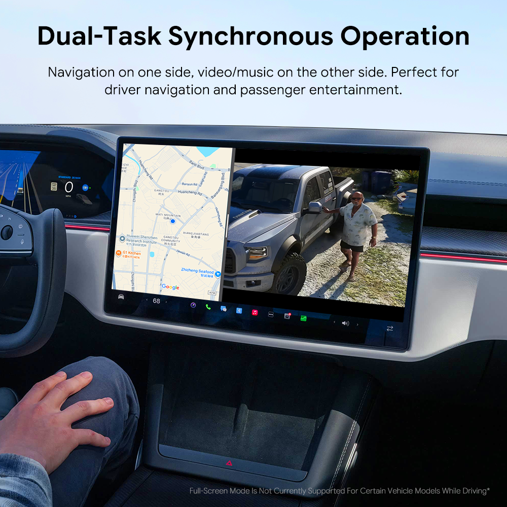 YolanAuto 10 PRO Carplay AI Box for Tesla 3 Y X S (PRO Version)