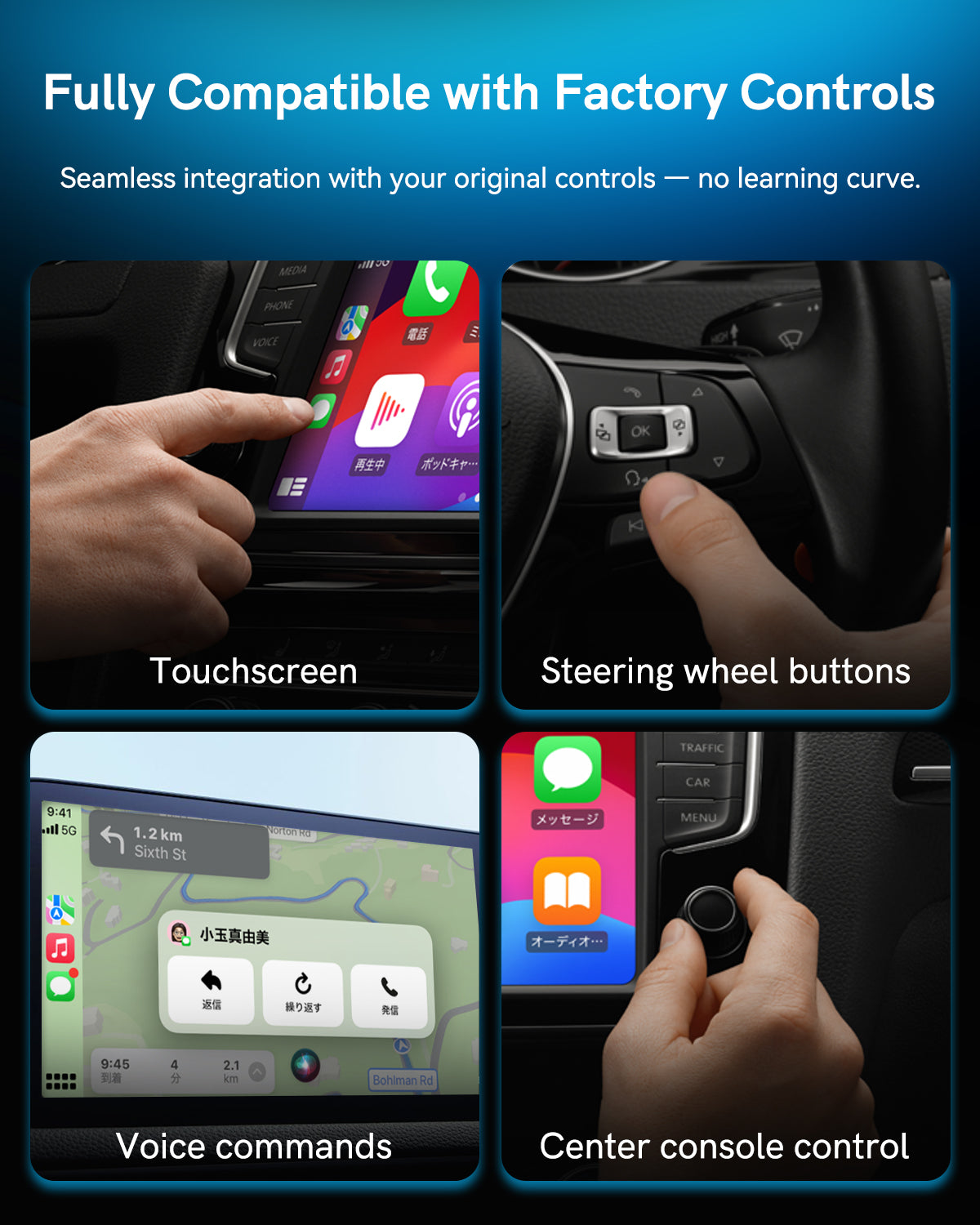 YolanAuto Wireless CarPlay & Android Auto Adapter