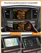 YolanAuto Wireless Carplay Android Auto Retrofit Kit interface for Infiniti QX60/Q70