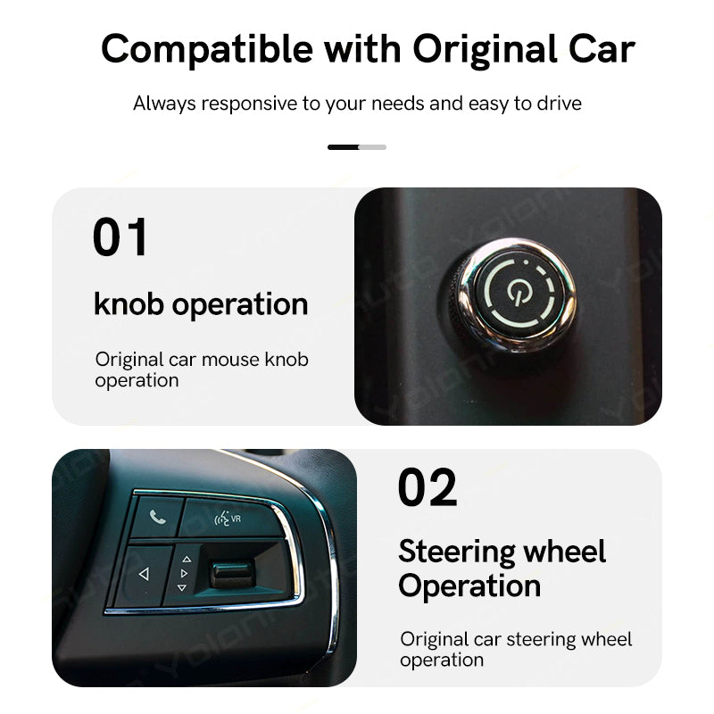 YolanAuto Wireless CarPlay for Maserati Quattroporte & Ghibli (2014-2016)