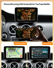YolanAuto Wireless Carplay & Android Auto for Mercedes Benz A/B/C/E/GLK/GLA/ML/SLK/ Class  NTG4.5