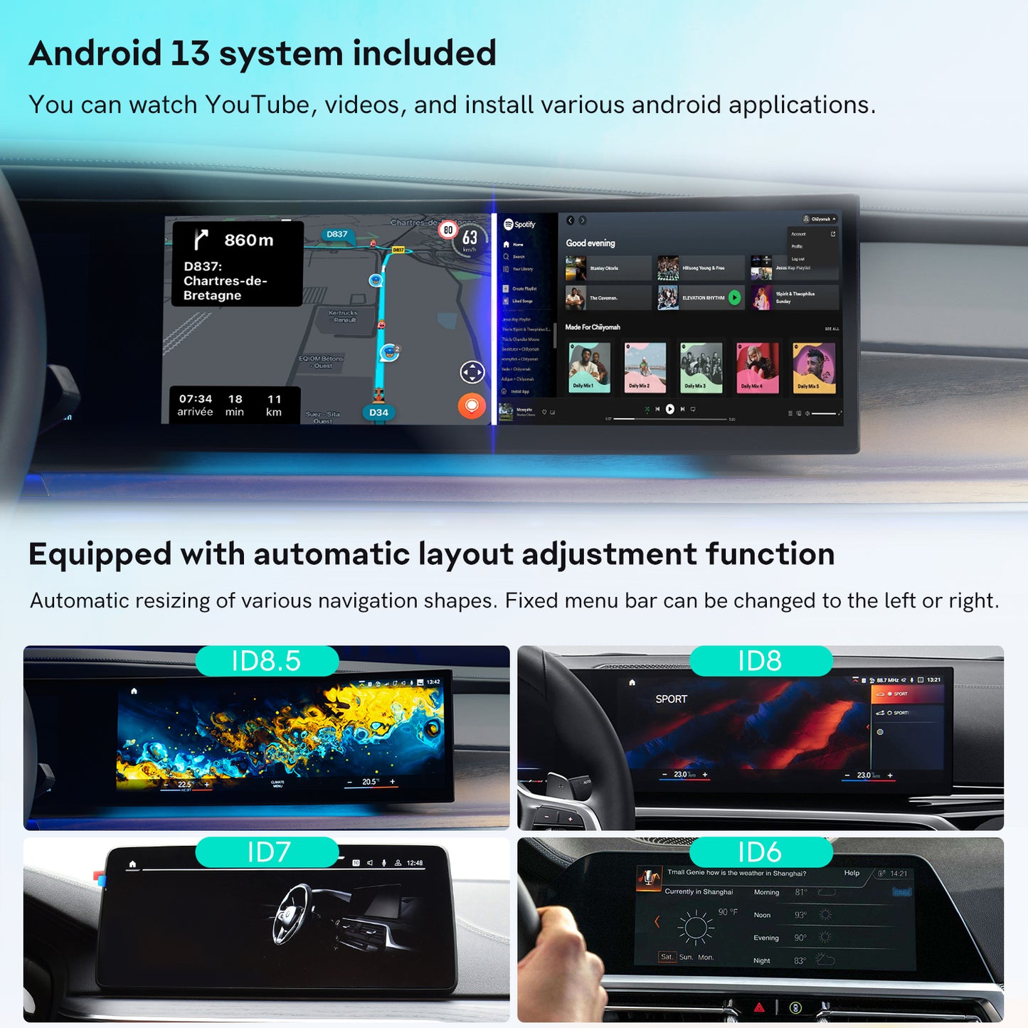 YolanAuto Android AI Box for Wireless CarPlay (BMW Only)
