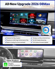 YolanAuto 08 MAX BMW Carplay AI BOX, 8+128GB Android 16 6350 5G version