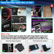 For Bmw For Mercedes Benz Audi  Porsche AUX Car Optical Fiber Decoder Box Amplifier Adapter BOSE audio