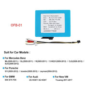 For Bmw For Mercedes Benz Audi  Porsche AUX Car Optical Fiber Decoder Box Amplifier Adapter BOSE audio