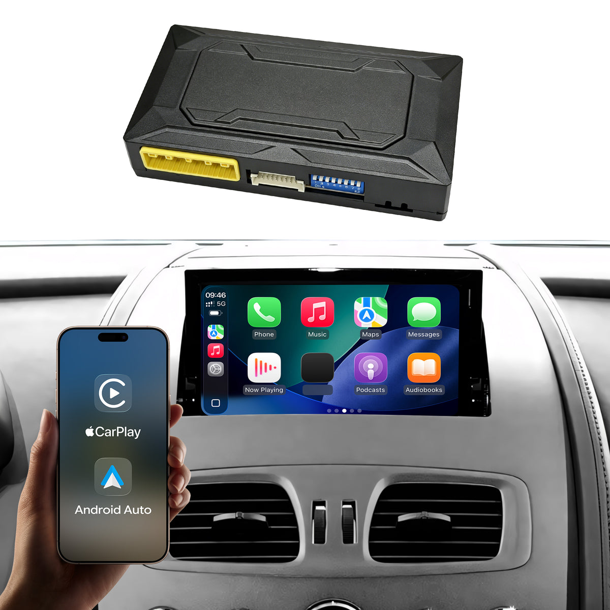Wireless Carplay Android Auto interface for Aston Martin Vantage DB